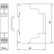 TRACON NARIMP - Impulzusrelé AC230V, 16A/AC1/230V