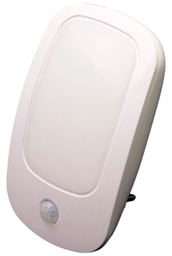 TRACON NLB - Éjszakai fény mozgásérzékelővel 230VAC, 50Hz, 0,5W, 20lm, PIR+CDS, 3,5m