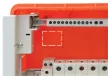 TRACON NPE-Z-24 - Szigetelt földelősín (N/PE) EDSS-12/. mod.elosztóhoz 230/400VAC, 63A, 7,6×18,3mm, L=250 mm, 24P, IP20