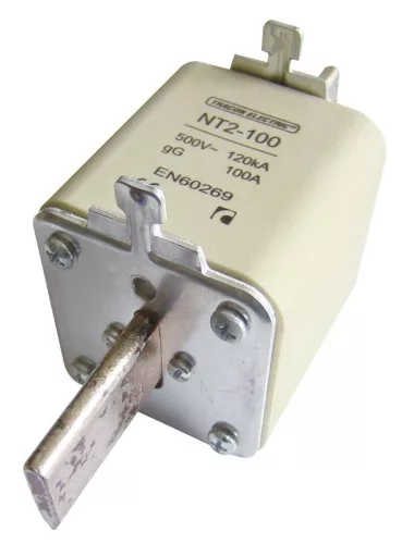 TRACON NT2-125 - Késes biztosító Un=500V AC, 125A, 2, 120kA/500VAC, gG