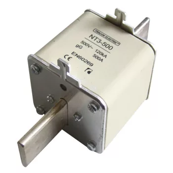   TRACON NT3-400 - Késes biztosító Un=500V AC, 400A, 3, 120kA/500VAC, gG
