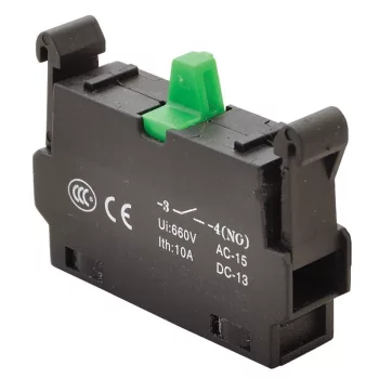   TRACON NYG3-CE1 - Érintkező-egység NYG(K)3 sorozathoz NO 1×NO, 5A/230V AC-15, 1A/230V DC-13