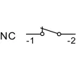 TRACON NYG3-CE2 - Érintkező-egység NYG(K)3 sorozathoz NC 1×NC, 5A/230V AC-15, 1A/230V DC-13