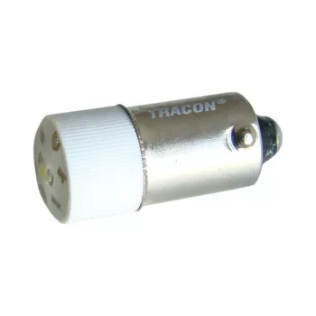   TRACON NYGL-ACDC24W - LED-es jelzőizzó, fehér 24V AC/DC, Ba9s