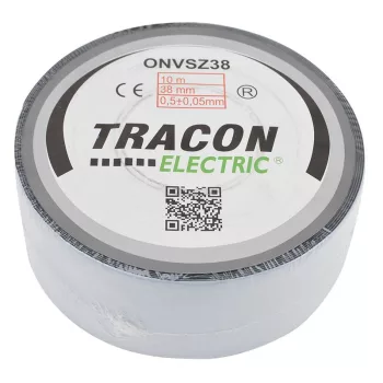  TRACON ONVSZ38 - Önvulkanizáló szalag, fekete 10m×38mm, -40°C-75°C