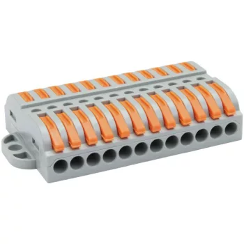   TRACON OVOFT1212 - Csavar nélküli vezetékösszekötő, toldó, nyitható 0,5-4mm2, 32A, 400VAC 12P