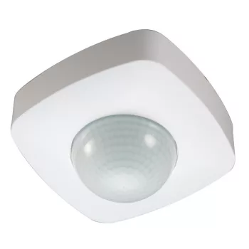  TRACON PRS46B - Jelenlétérzékelő, fehér 230V, 360°, 1-20 m, 10 s-30 min, 3-2000lux, IP20