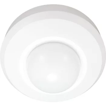   TRACON PRS47 - Jelenlétérzékelő, fehér 230V, 50Hz, 360°, 1000W, 1-20m, 10s-30min, 3-2000lux, IP44