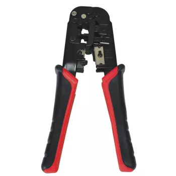   TRACON RJ86 - Vágó- ,csupaszító- és présszerszám RJ.. csatlakozókhoz RJ11, RJ12, RJ45