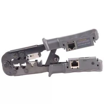   TRACON RJT - Vágó- ,csupaszító- és présszerszám teszterrel RJ45, RJ11, RJ12