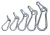 TRACON RKARA5 - Karabiner, rugós, acél d=5mm, 500N