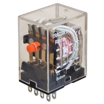   TRACON RM14-48DC - Miniatűr relé 48V DC / 4×CO (3A, 230V AC / 28V DC)