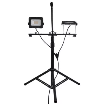   TRACON RSMDAW230W - Állványos LED szerelő fényvető 220-240 VAC, 2×30W, 4000K, IP65, 2×2400lm, EEI=G