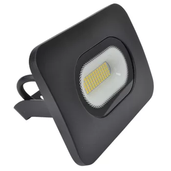   TRACON RSMDL30 - Fekete SMD fényvető 30W, 4000K, IP65, 220-240V AC, 2700lm, EEI=F