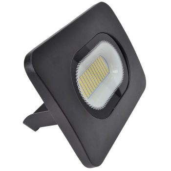   TRACON RSMDL50H - LED fényvető beépített bekötődobozzal (kábel nélkül),fekete 220-240V AC, 50W, 4000K, IP65, 4000lm, EEI=G