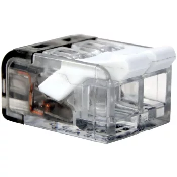   TRACON RVON2 - Csavar nélküli vezetékösszekötő, nyitható átlátszó 0,2-4mm2, 32A, 450VAC 2P