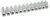 TRACON S5A-H - Flexibilis sorozatkapocs, H profil, 12 tag, natúr 4mm2, 450VAC, 25A, PE