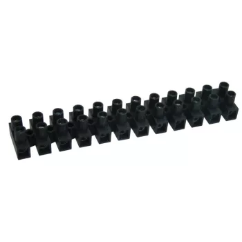   TRACON SF30A-H - Flexibilis sorozatkapocs, H profil, 12 tag, fekete 16mm2, 450VAC, 63A, PP