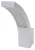 TRACON SLIB15W - Fali lámpatest, ívelt forma 230 VAC, 15 W, 4500K,, IP54, 1100lm, EEI=G