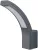 TRACON SLIBA15W - Fali lámpatest, ívelt forma, antracit 230 VAC, 15 W, 4500K, IP54, 1100lm, EEI=G