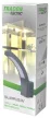 TRACON SLIBA15W - Fali lámpatest, ívelt forma, antracit 230 VAC, 15 W, 4500K, IP54, 1100lm, EEI=G