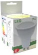 TRACON SMDDGU107CW - Fényerő-szabályozható SMD LEDspot fényforrás 230 VAC, 50 Hz, GU10, 7 W, 450 lm, 6500 K, 120°, EEI=G