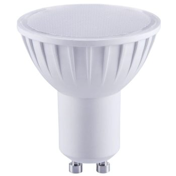   TRACON SMDGU105W - Műanyag házas SMD LED spot fényforrás 230 V, 50 Hz, GU10, 5 W, 320 lm, 2700 K, 120°, EEI=G