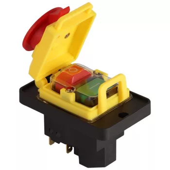   TRACON SSTM-317 - Relés biztonsági kapcsoló, gombafejű reteszeléssel 7PIN, 400 VAC, 8A/AC3, IP54, 6,3×0,8