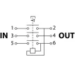 TRACON SSTM-326 - Relés biztonsági kapcsoló 6PIN, 400 VAC, 8A/AC3, IP54, 6,3×0,8
