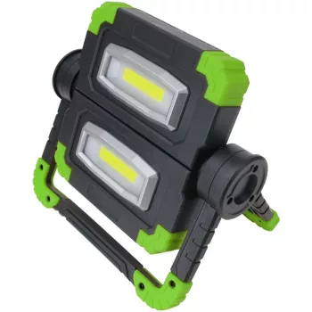   TRACON STLFL210W - Akkumulátoros LED szerelő reflektor 20 W, 6500 K, 3,7 V, 5000 mAh, Li-Ion, 850 lm, 4 h, IP43