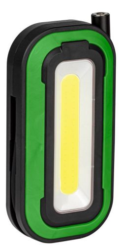 TRACON STLS10W - Akkumulátoros LED kézi lámpa 10+2W, 6500K, 3,7V, 1800mAh, 500/110lm,  4h, IP44