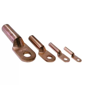   TRACON SZ-CL10 - Szigeteletlen hosszított réz szemes csősaru 10mm2, M8, (d1=6mm, d2=8,5mm)