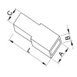 TRACON SZICSH6 - PVC szigetelés rátol. csatl. csaphoz(CS5) és hüvelyhez(CSH6) 6,3×0,8mm