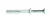 TRACON TB645 - Beüthető tipli+csavar, szürke M6×40mm, PA6.6