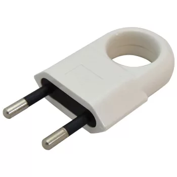   TRACON TCSDLH - Szerelhető csatlakozódugó,lapos húzható H03VV-F2x0,75 1×EURO, 250VAC, max.10A