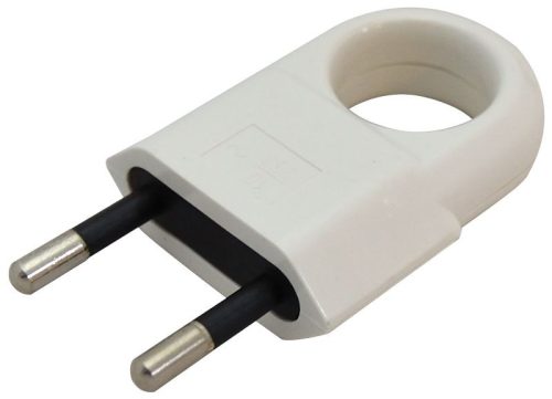 TRACON TCSDLH - Szerelhető csatlakozódugó,lapos húzható H03VV-F2x0,75 1×EURO, 250VAC, max.10A