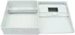 TRACON TDB302210 - Üres ipari csatlakozódoboz szerelősínnel, ABS 11 mod, H×W×D=300×230×115mm, IP55