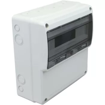   TRACON TDB333315 - Üres ipari csatlakozódoboz szerelősínnel, ABS 16mod, H×W×D=330×330×155mm, IP65