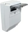TRACON TDB362613 - Üres ipari csatlakozódoboz szerelősínnel, ABS 12mod, H×W×D=400×260×130mm, IP65