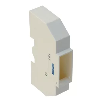   TRACON TDT - Védőburkolat sorolható készülékekhez, zárópecsételhető 1 mod., IP40, (L×W×H= 22×116×62mm)