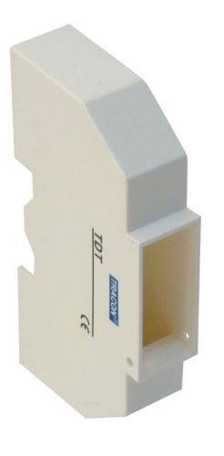 TRACON TDT - Védőburkolat sorolható készülékekhez, zárópecsételhető 1 mod., IP40, (L×W×H= 22×116×62mm)