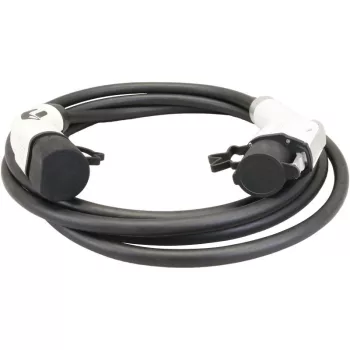   TRACON TECC-22-5M332 - E-AUTÓ TÖLTŐKÁBEL 3*32A 5+2P 5M 32A D 18mm TYPE2-TYPE2