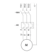 TRACON TEMS1-094-P7 - Tokozott motorvédő kombináció, kontaktor, hőrelé műanyag ház 660V, 50Hz, 8.5A, 4kW, 230 V AC, 7-10A