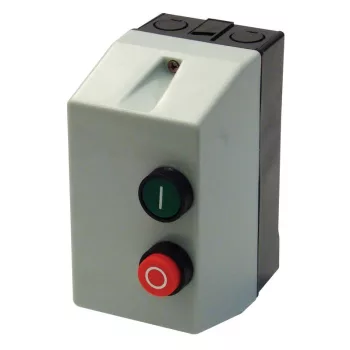   TRACON TEMS1-121-P7 - Tokozott motorvédő kombináció, kontaktor, hőrelé műanyag ház 660V, 50Hz, 11.5A, 5.5kW, 230 V AC, 9-13A