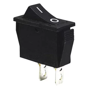   TRACON TES-13 - Készülékkapcsoló, BE-KI, fekete (0-I felirat) 16(6)A, 250V AC