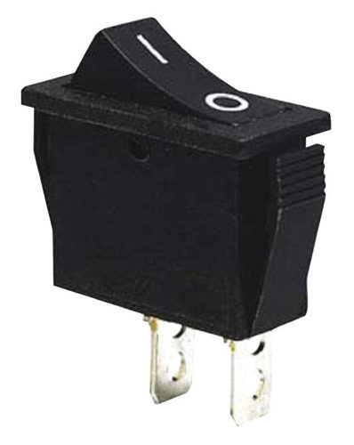 TRACON TES-13 - Készülékkapcsoló, BE-KI, fekete (0-I felirat) 16(6)A, 250V AC