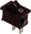 TRACON TES-34 - Készülékkapcsoló, BE-KI, fekete (0-I felirat) 16(6)A, 250V AC
