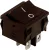 TRACON TES-51 - Készülékkapcsoló, BE-KI, 4-pólus, fekete, 0-I felirattal 16(6)A, 250V AC