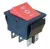 TRACON TES-52 - Készülékkapcsoló, háromállású, piros, I-0-II felirattal 16(6)A, 250V AC