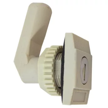   TRACON TFE-ZM2 - Biztonsági zár TFE.. és TFE..M fali fém elosztószekrényhez D=22.5mm (20mm), RAL7032